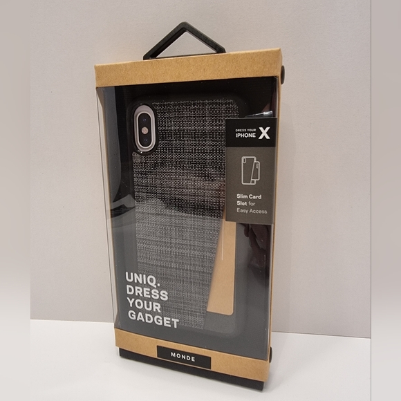Iphone X Uniq Tweed Phone Cover New In Box - Picture 3 of 6